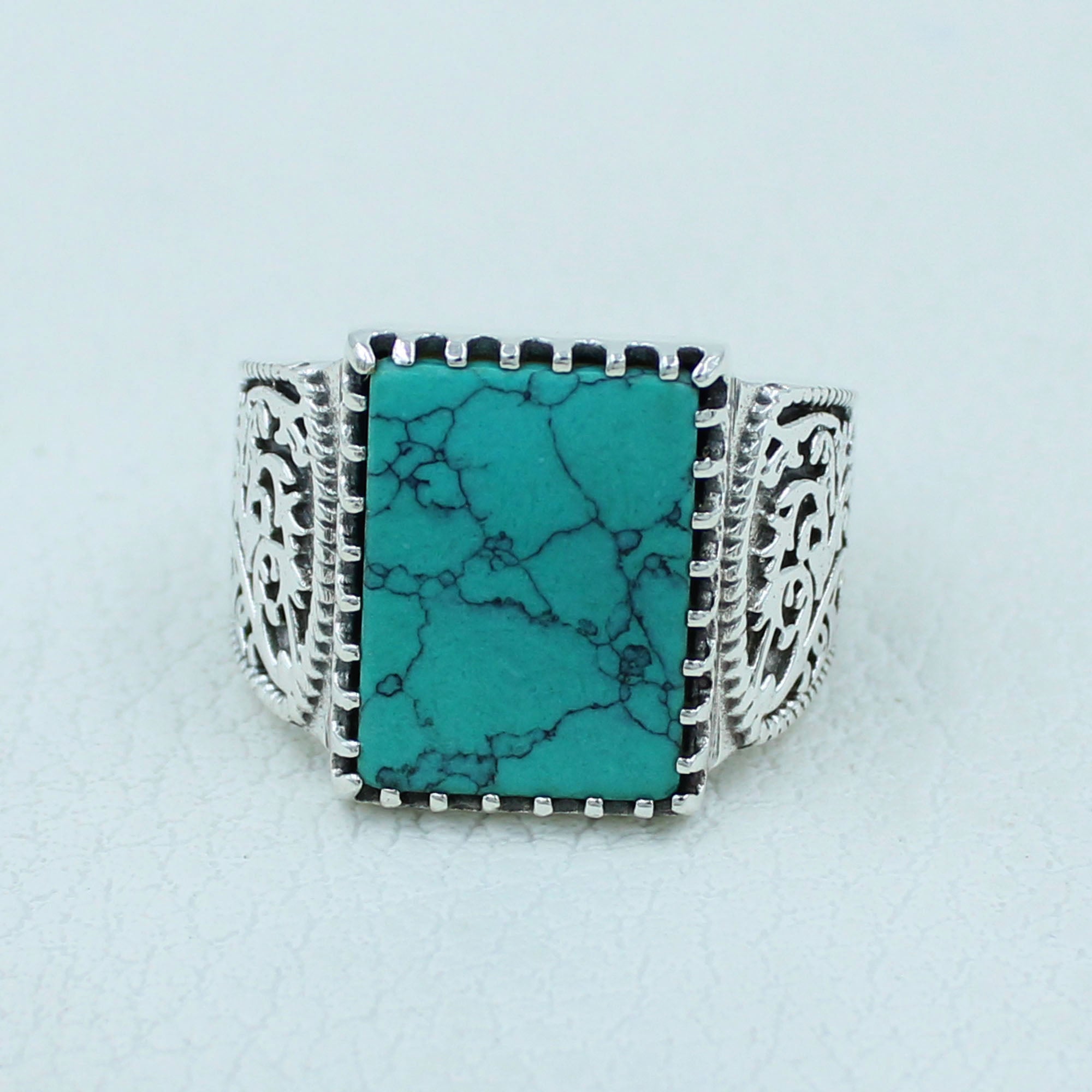 Turquoise Men's Ring Size 10