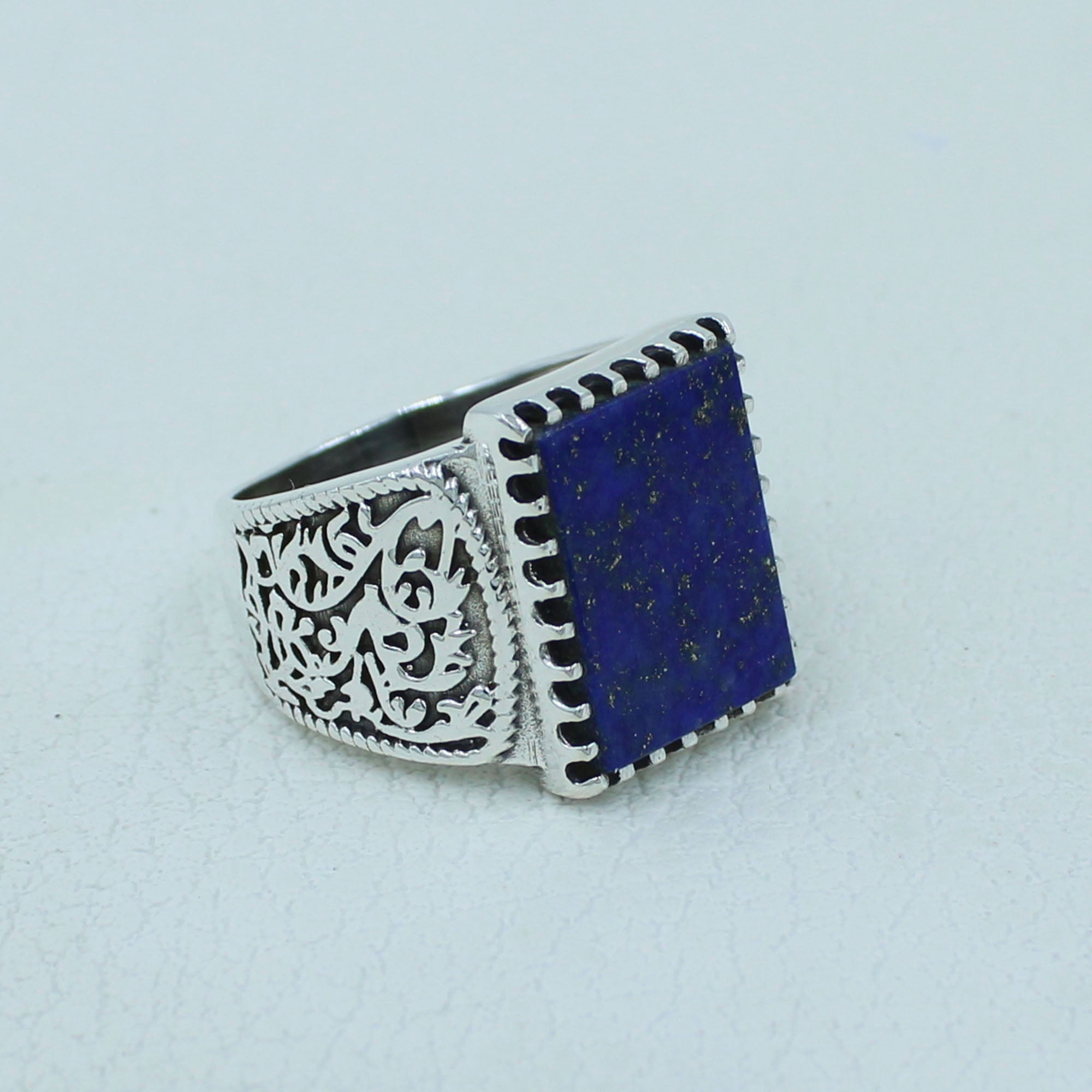 Lapis Lazuli Designer Silver Ring