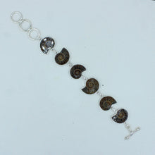 Fossil Ammonite Sterling Silver Bracelets