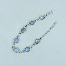 Moonstone Cabochon Sterling Silver Bracelets