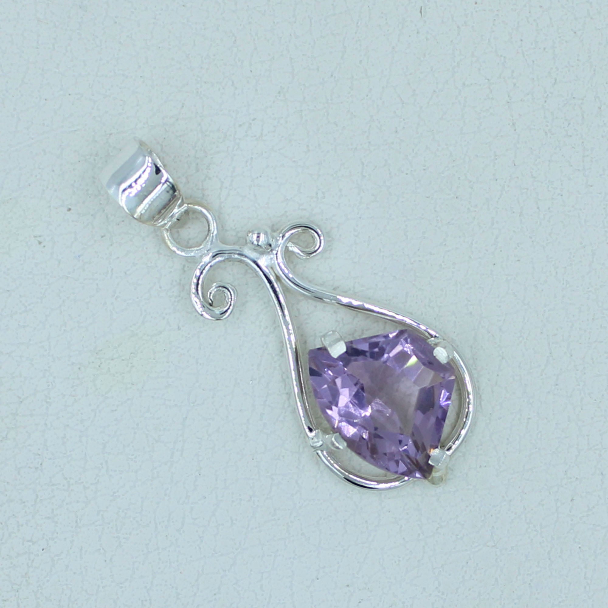 Amethyst Sterling Silver Pendant