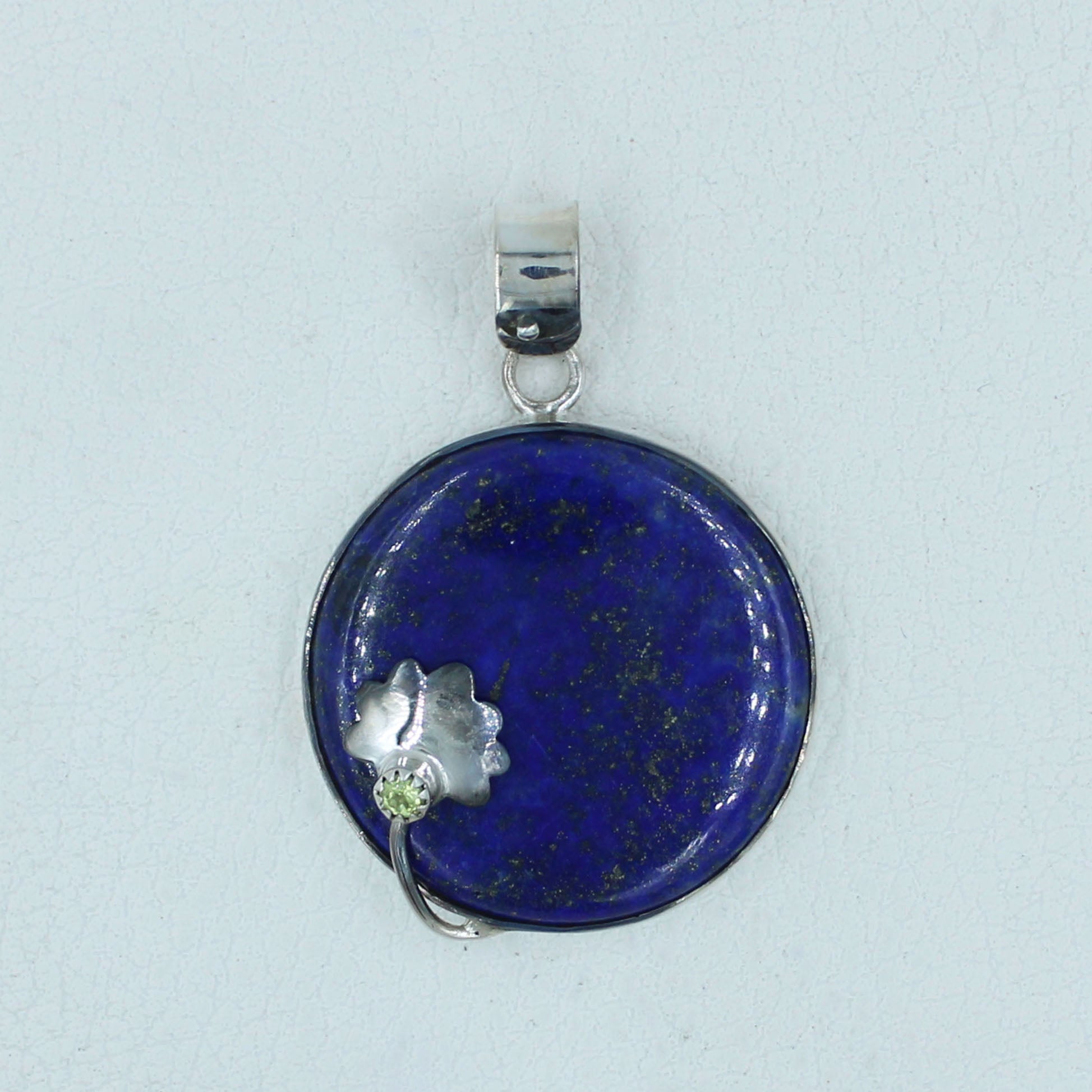 Gorgeous Lapis Lazuli with pyrite speckles Pendant