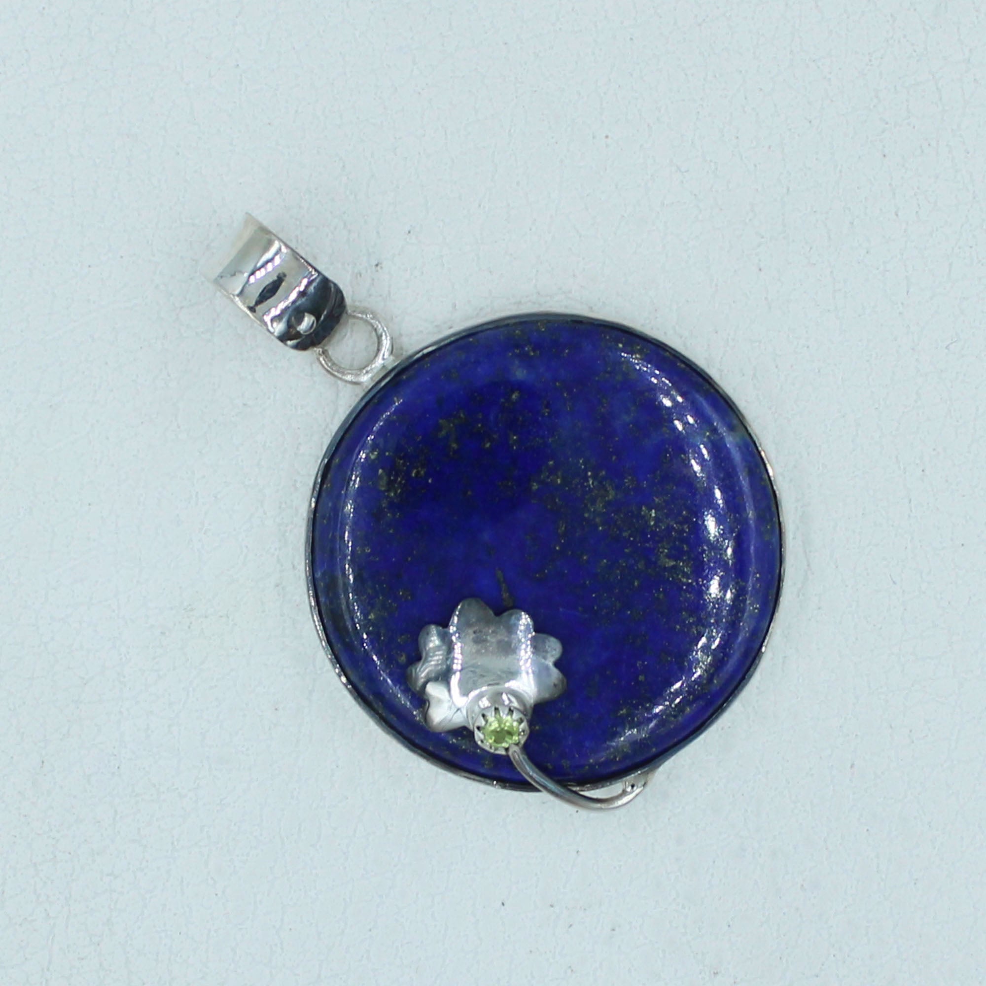 Gorgeous Lapis Lazuli with pyrite speckles Pendant