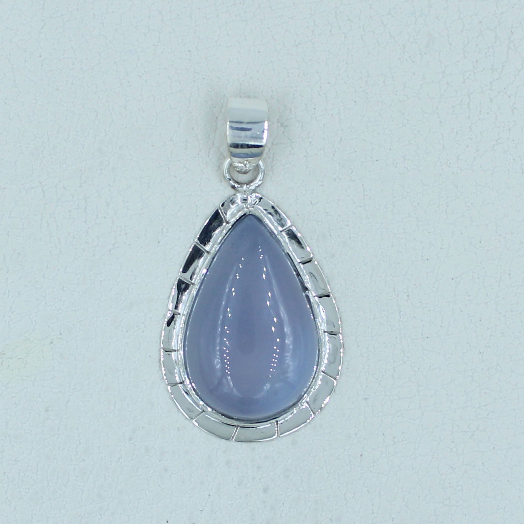 Chalcedony Gemstone Designer Pendant 925 Sterling Silver