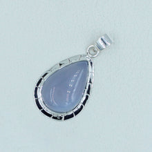 Chalcedony Gemstone Designer Pendant 925 Sterling Silver