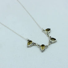 925 Silver citrine Fine Jewelry Necklace