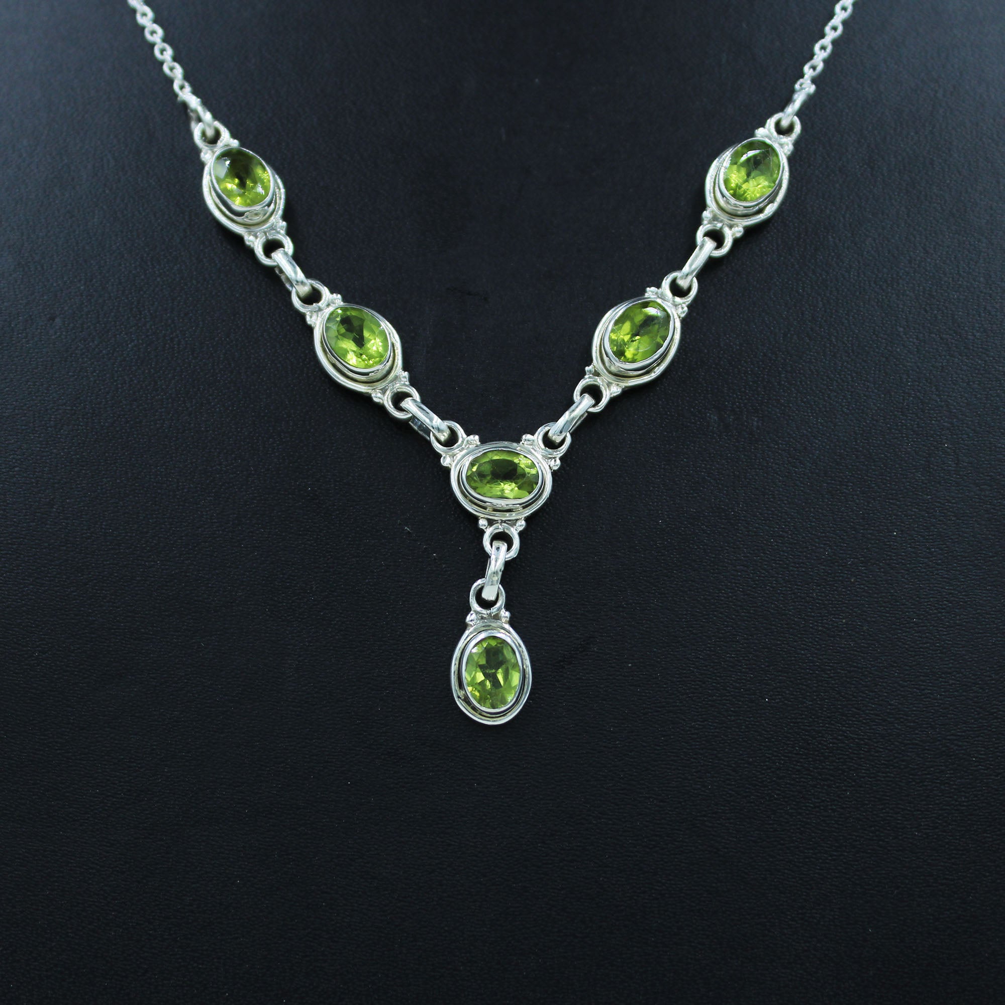 Buy Designer Peridot Necklace Online - Best Gift for Mom