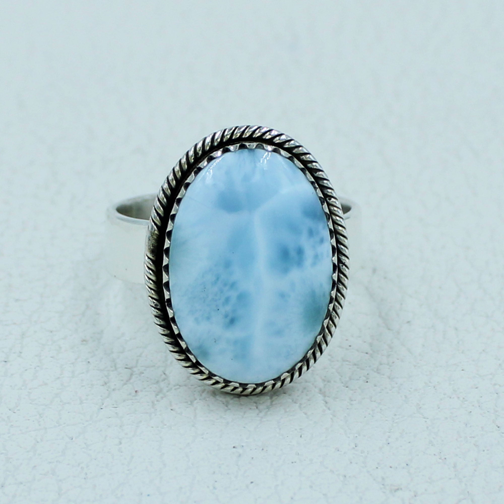 925 Sterling Silver Larimar Gemstone Jewelry