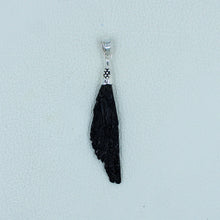 Black Tourmaline Sterling Silver Pendant
