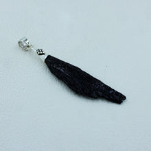 Black Tourmaline Sterling Silver Pendant