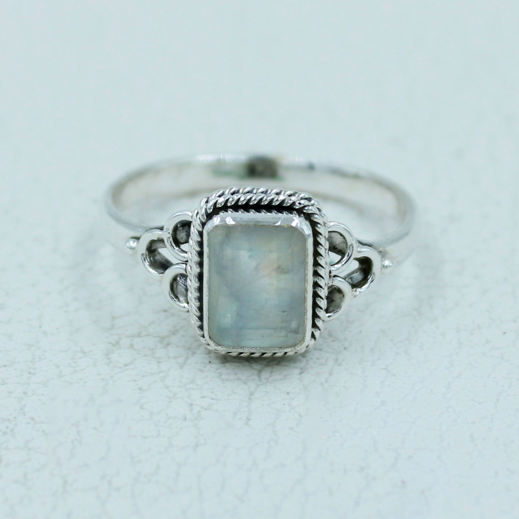 Moonstone Sterling Silver Designer Ring