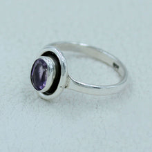 Purple Amethyst Sterling Silver Ring