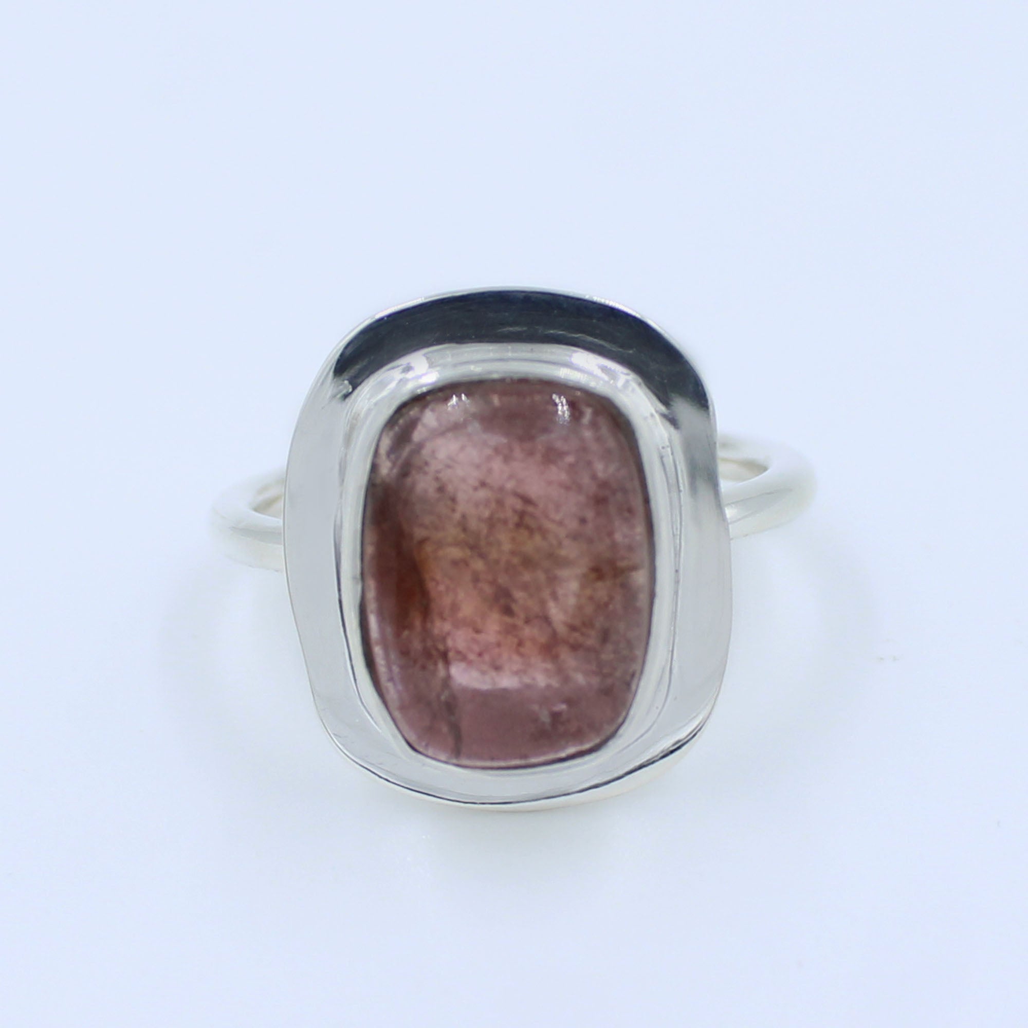 Natural Multi Tourmaline 925 Sterling Silver Handmade Silver Ring 9