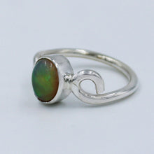Top Quality Ethiopian Opal 925 Silver Handmade Women's Ring Size 7