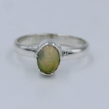 Australian Opal Gemstone 925 Sterling Silver Handmade Silver Jewelry Ring Size 8