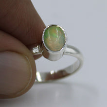 Australian Opal Gemstone 925 Sterling Silver Handmade Silver Jewelry Ring Size 8