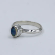 Ethiopian Opal Gemstone Handmade 925 Silver Ring Size 8