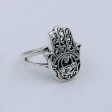 925 Sterling Silver Astrology Palm Ring, Palm Finger jewelry