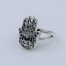 925 Sterling Silver Astrology Palm Ring, Palm Finger jewelry