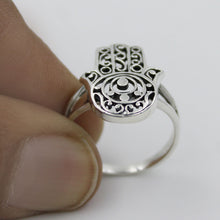 925 Sterling Silver Astrology Palm Ring, Palm Finger jewelry