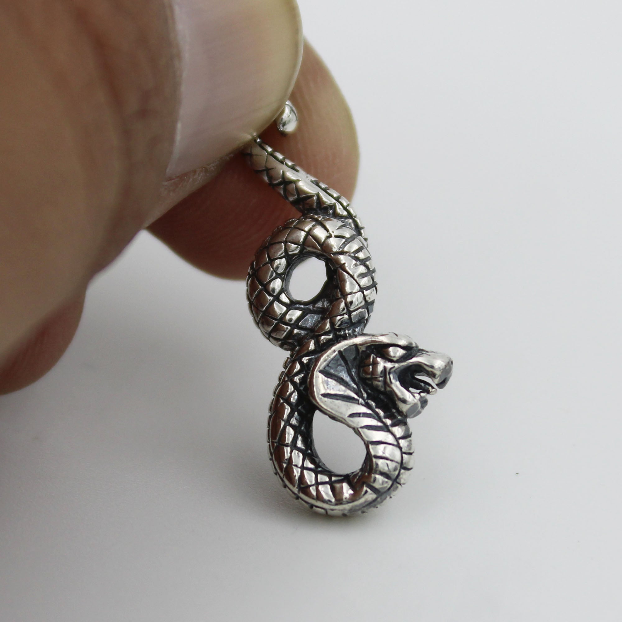 Dragon Snake 925 Sterling Silver Pendant