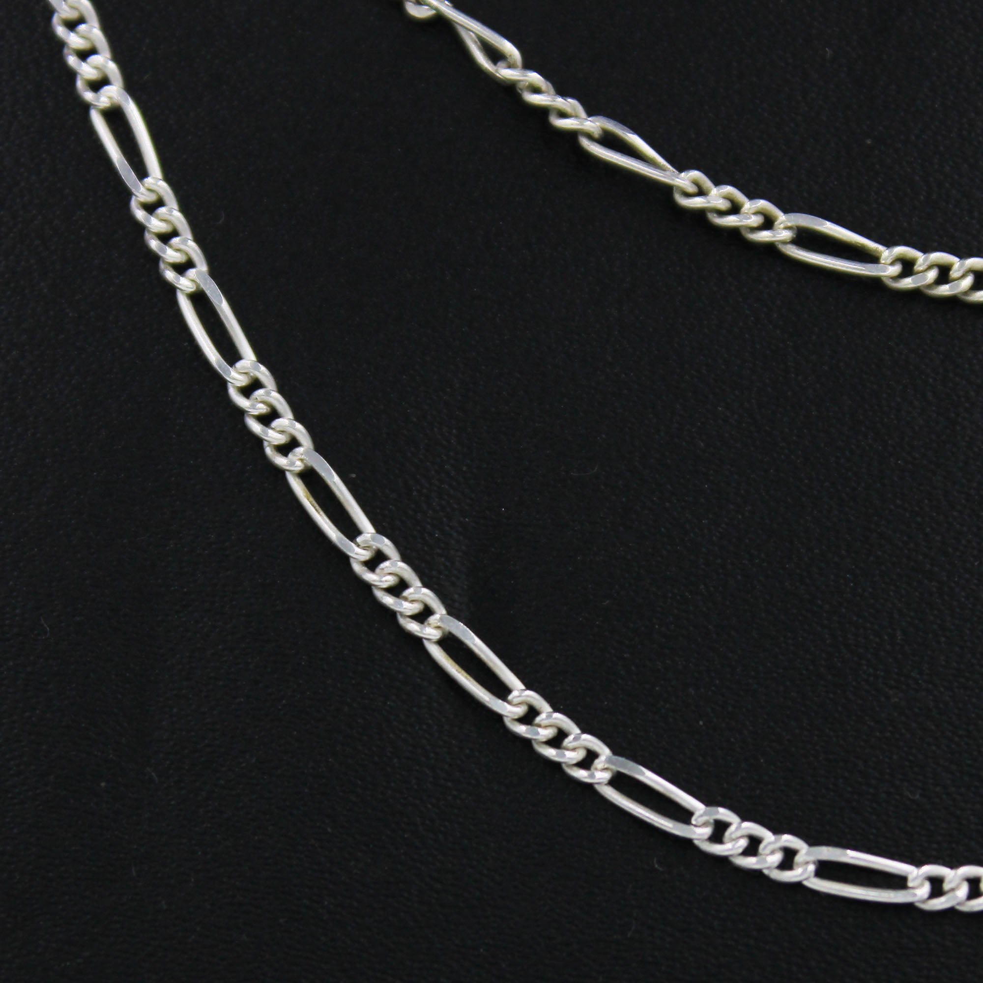 925 Sterling Silver Figaro Chain for Women's Gift