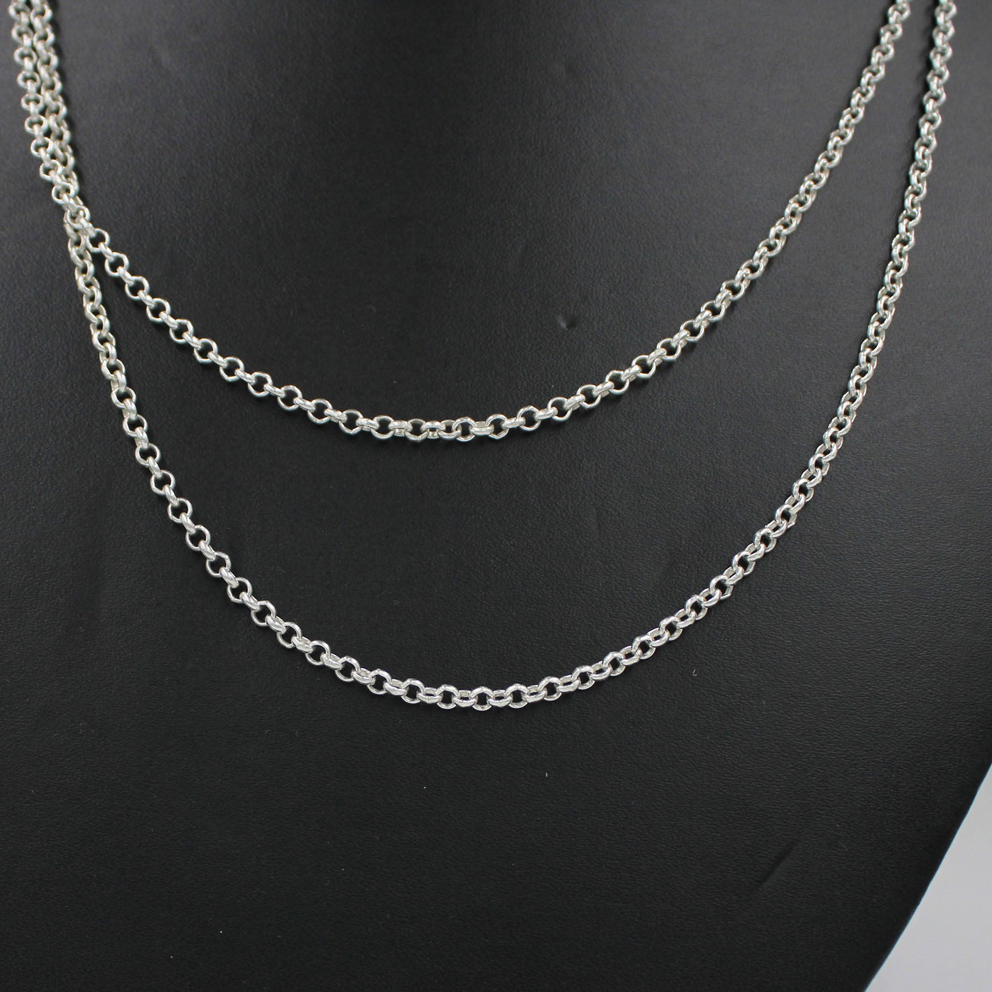925 Sterling Silver Cable Chain Necklace for Women