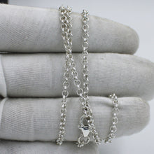 925 Sterling Silver Cable Chain Necklace for Women