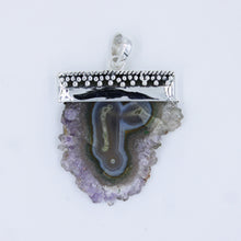Amethyst Stalactite 925 Sterling Silver Pendant