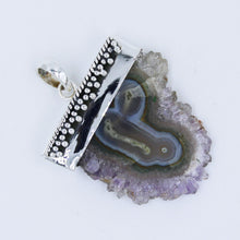 Amethyst Stalactite 925 Sterling Silver Pendant