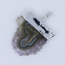Amethyst Stalactite 925 Sterling Silver Pendant