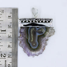 Amethyst Stalactite 925 Sterling Silver Pendant