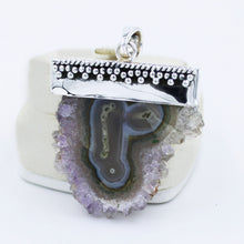 Amethyst Stalactite 925 Sterling Silver Pendant