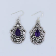 Lapis Lazuli Jewelry 925 Sterling Silver Designer Earrings