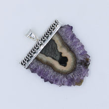 Amethyst Stalactite 925 Sterling Silver Pendant