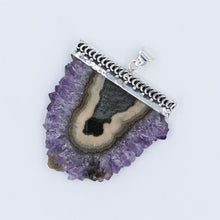 Amethyst Stalactite 925 Sterling Silver Pendant