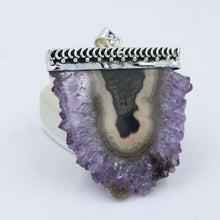 Amethyst Stalactite 925 Sterling Silver Pendant