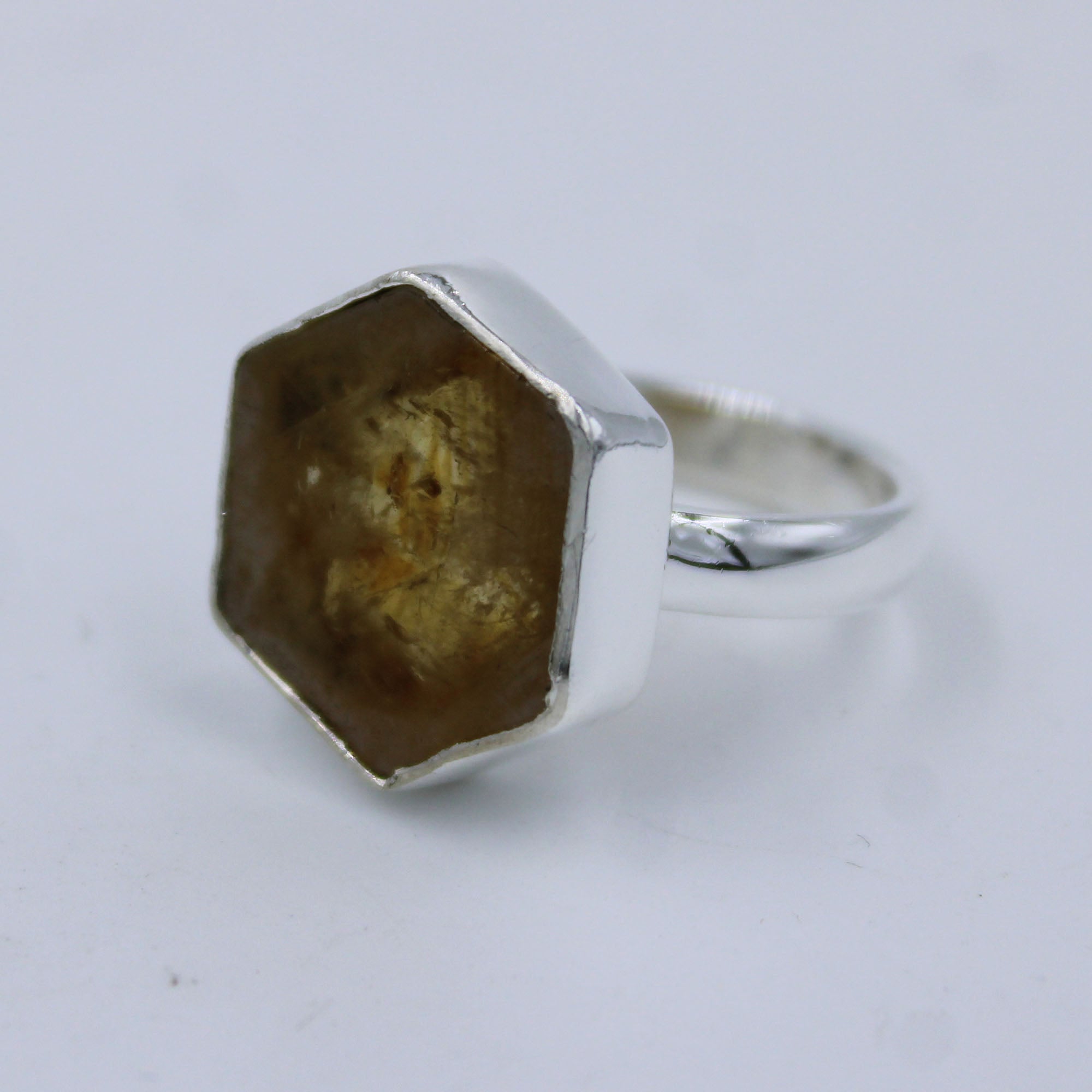 Citrine 925 Sterling Silver Handmade Ring