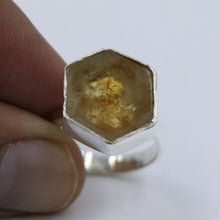 Citrine 925 Sterling Silver Handmade Ring