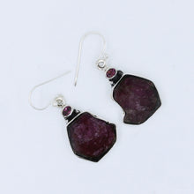 Pink Tourmaline 925 Silver Dangle Earrings