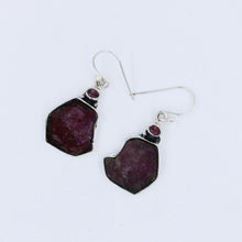 Pink Tourmaline 925 Silver Dangle Earrings