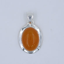 Natural Carnelian Onyx 925 Sterling Silver Handmade Pendant