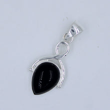 Orange Onyx Cabochon Sterling Silver Pendant
