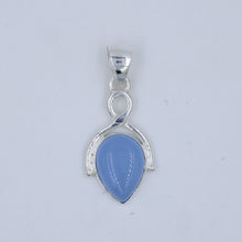 Orange Onyx Cabochon Sterling Silver Pendant