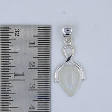 Orange Onyx Cabochon Sterling Silver Pendant