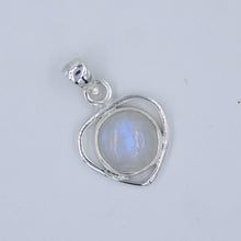 Round Amethyst Cabochon Sterling Silver Pendant