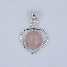 Round Amethyst Cabochon Sterling Silver Pendant