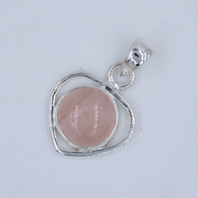 Round Amethyst Cabochon Sterling Silver Pendant