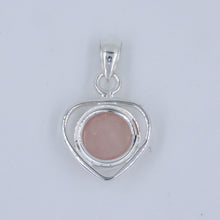 Round Amethyst Cabochon Sterling Silver Pendant