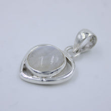 Round Amethyst Cabochon Sterling Silver Pendant